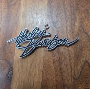 Harley-Davidson Silver Black Christmas Ornament 2008